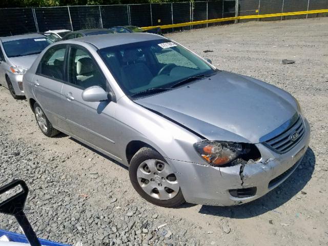 KNAFE222595619549 - 2009 KIA SPECTRA EX SILVER photo 1