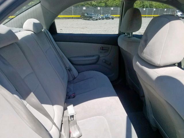 KNAFE222595619549 - 2009 KIA SPECTRA EX SILVER photo 6