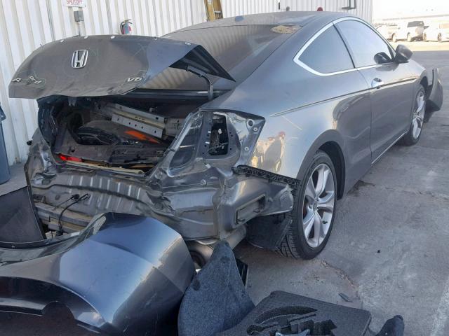 1HGCS2B82BA008668 - 2011 HONDA ACCORD EXL GRAY photo 4