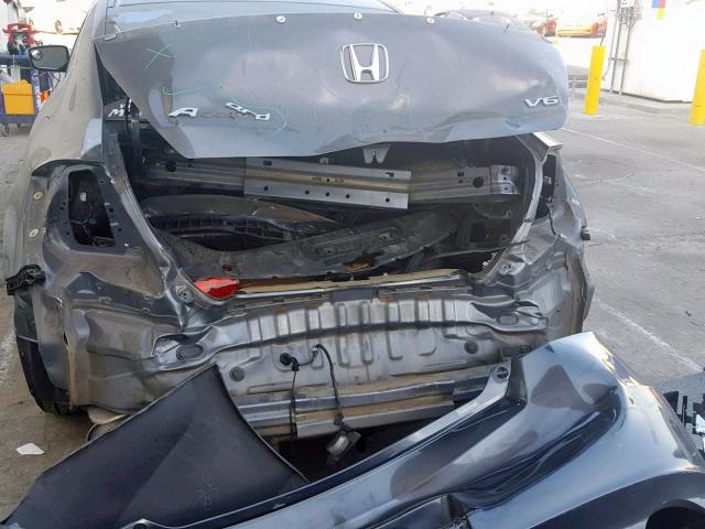 1HGCS2B82BA008668 - 2011 HONDA ACCORD EXL GRAY photo 9