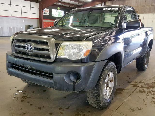 5TEPX42N86Z304101 - 2006 TOYOTA TACOMA BLACK photo 2