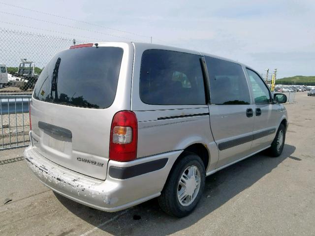 1GNDX03E34D107232 - 2004 CHEVROLET VENTURE SILVER photo 4