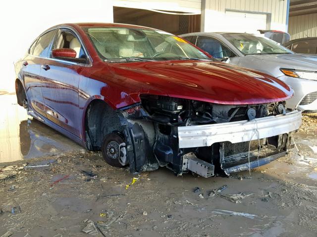 1C3CCCAB8FN638115 - 2015 CHRYSLER 200 LIMITE RED photo 1