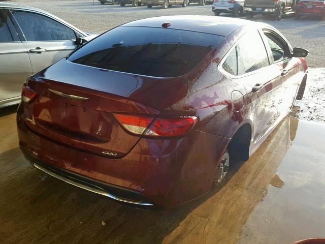 1C3CCCAB8FN638115 - 2015 CHRYSLER 200 LIMITE RED photo 4