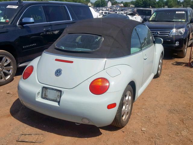 3VWCK21Y63M307372 - 2003 VOLKSWAGEN NEW BEETLE ლურჯი ფოტო 4