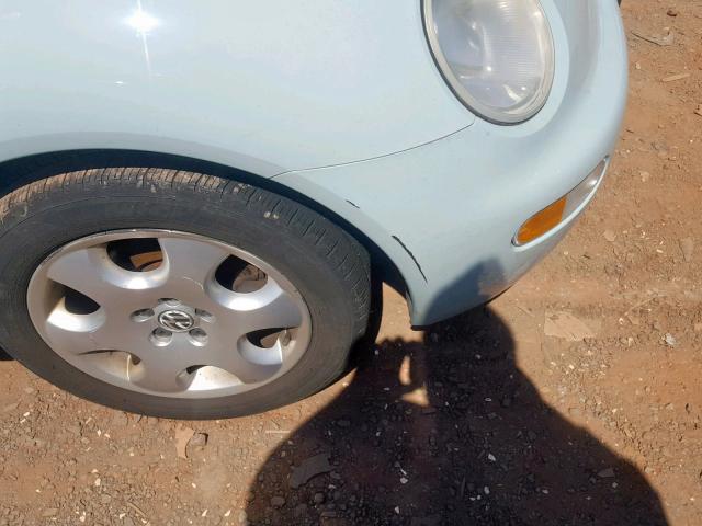 3VWCK21Y63M307372 - 2003 VOLKSWAGEN NEW BEETLE ლურჯი ფოტო 9