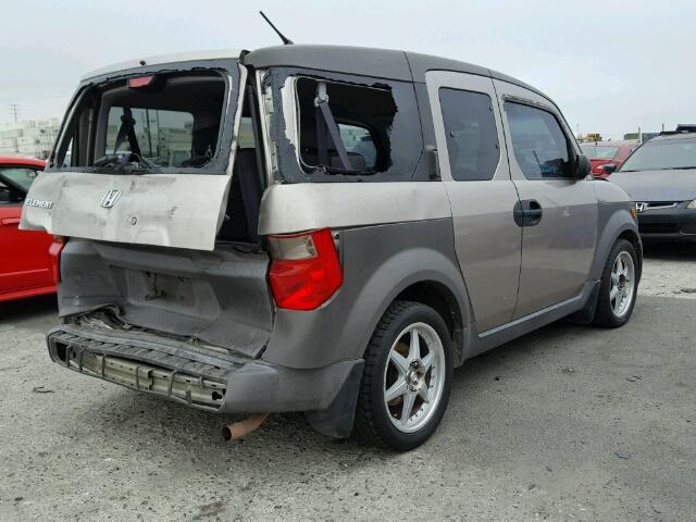 5J6YH18583L008572 - 2003 HONDA ELEMENT EX TAN photo 4