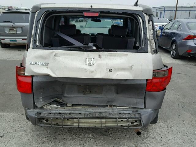 5J6YH18583L008572 - 2003 HONDA ELEMENT EX TAN photo 9