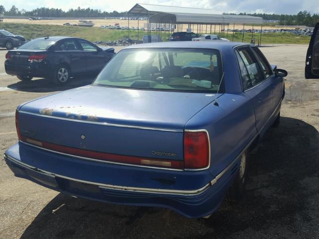 1G3CX52K4T4309598 - 1996 OLDSMOBILE 98 REGENCY BLUE photo 4