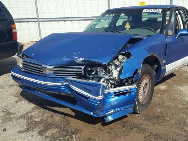 1G3CX52K4T4309598 - 1996 OLDSMOBILE 98 REGENCY BLUE photo 9