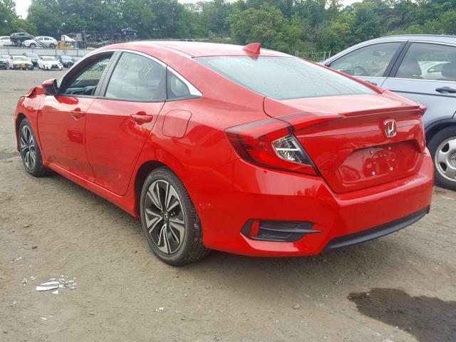 2HGFC1F39GH647481 - 2016 HONDA CIVIC EX RED photo 3