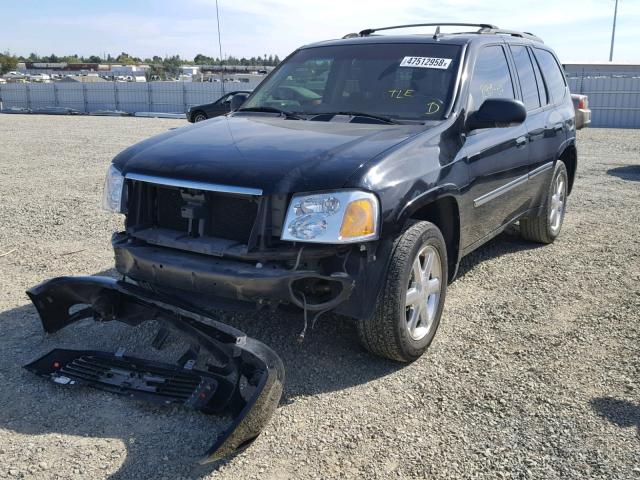 1GKDT13S972244714 - 2007 GMC ENVOY BLACK photo 2