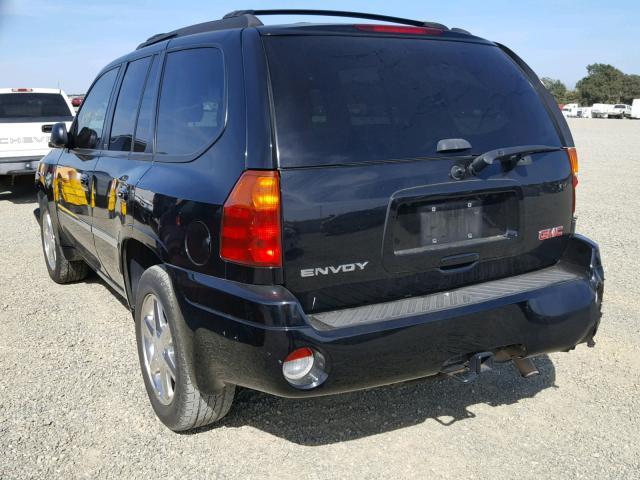 1GKDT13S972244714 - 2007 GMC ENVOY BLACK photo 3