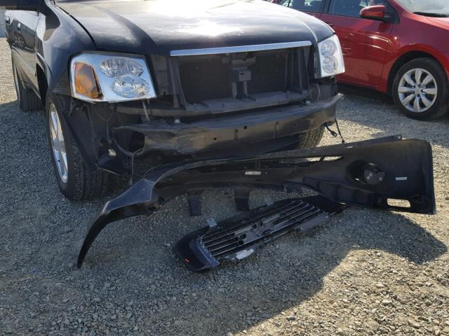 1GKDT13S972244714 - 2007 GMC ENVOY BLACK photo 9