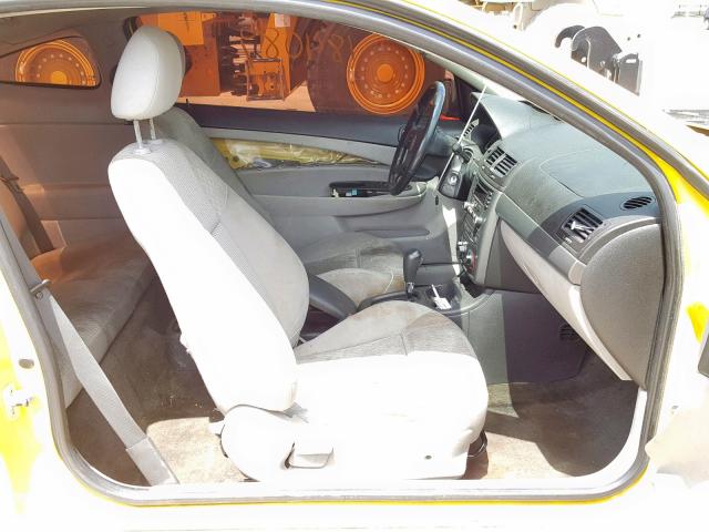 1G1AL15F567746483 - 2006 CHEVROLET COBALT LT YELLOW photo 5