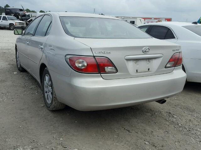 JTHBF30G220056514 - 2002 LEXUS ES 300 SILVER photo 3