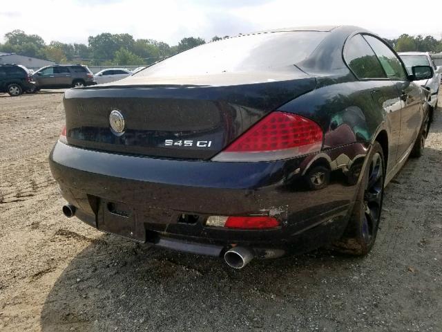 WBAEH73445B192943 - 2005 BMW 645 CI AUT BLACK photo 4