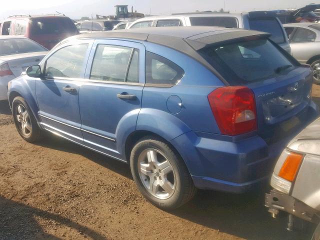 1B3HB48B97D322747 - 2007 DODGE CALIBER SX BLUE photo 3