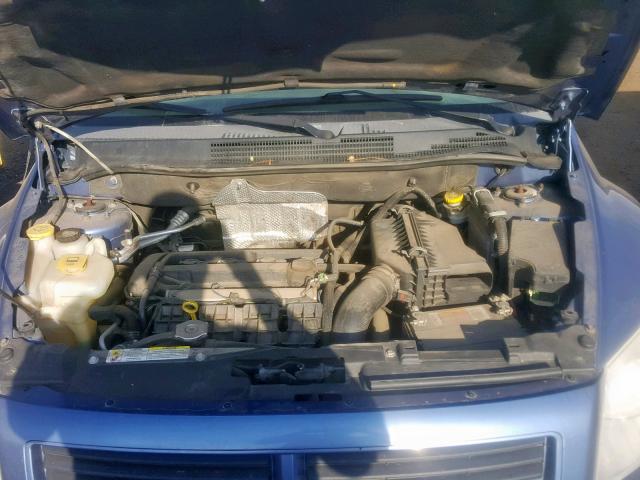 1B3HB48B97D322747 - 2007 DODGE CALIBER SX BLUE photo 7