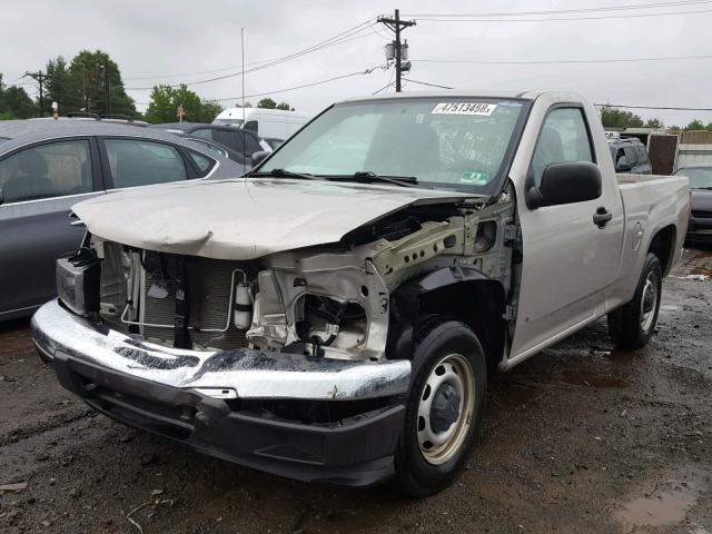 1GCCS14E788166841 - 2008 CHEVROLET COLORADO BEIGE photo 2