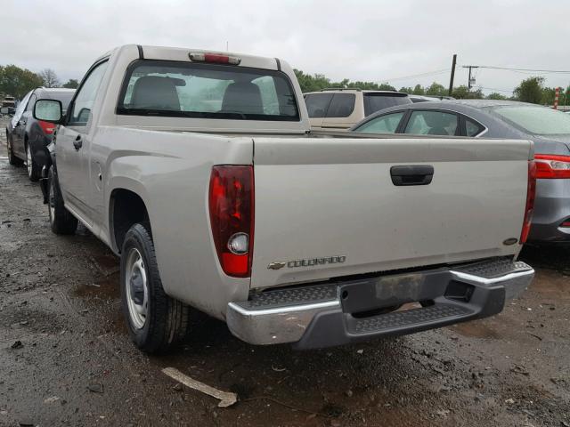 1GCCS14E788166841 - 2008 CHEVROLET COLORADO BEIGE photo 3