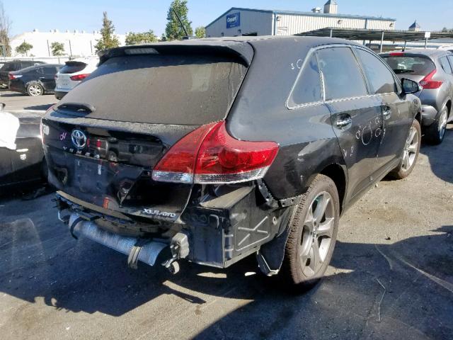 4T3BK3BB2FU120065 - 2015 TOYOTA VENZA LE BLACK photo 4