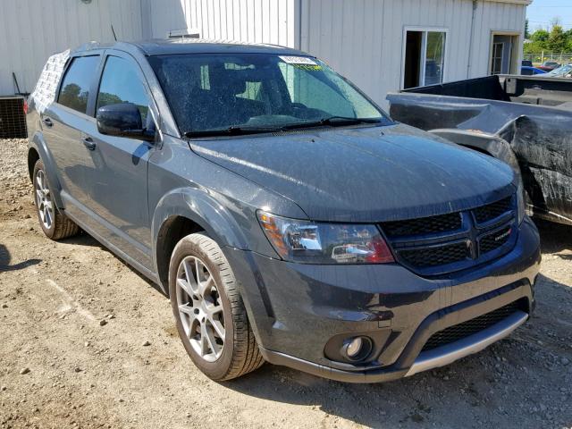 3C4PDDEG7HT685712 - 2017 DODGE JOURNEY GT GRAY photo 1