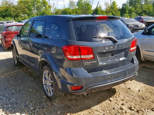 3C4PDDEG7HT685712 - 2017 DODGE JOURNEY GT GRAY photo 3