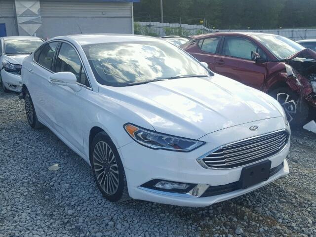 3FA6P0K90HR114843 - 2017 FORD FUSION TIT WHITE photo 1