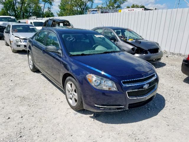 1G1ZB5EB0AF267249 - 2010 CHEVROLET MALIBU LS BLUE photo 1