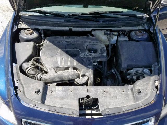 1G1ZB5EB0AF267249 - 2010 CHEVROLET MALIBU LS BLUE photo 7