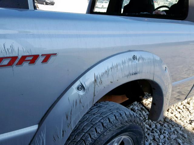 1FTYR14UX6PA61612 - 2006 FORD RANGER SUP SILVER photo 9