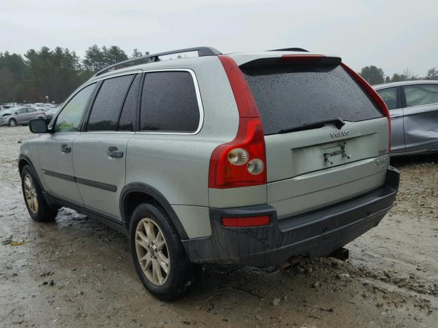 YV1CZ59H441066036 - 2004 VOLVO XC90 GREEN photo 3