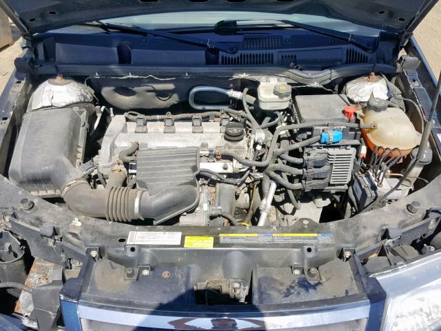 1G8AJ55F67Z189412 - 2007 SATURN ION LEVEL BLUE photo 7