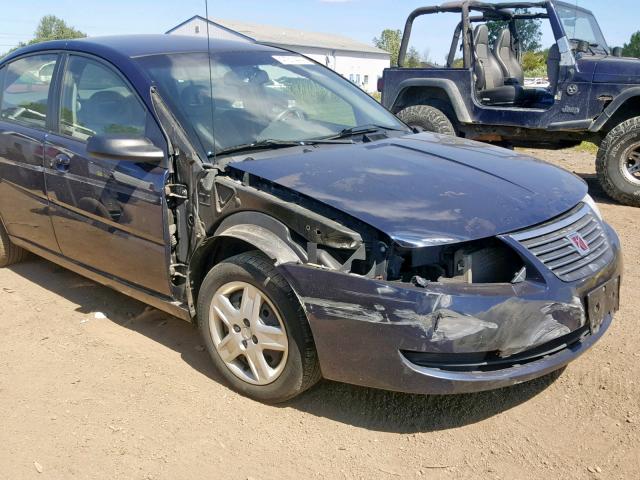 1G8AJ55F67Z189412 - 2007 SATURN ION LEVEL BLUE photo 9