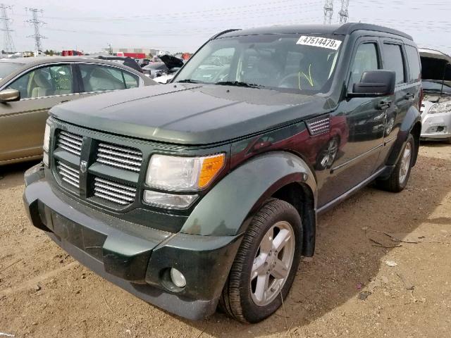 1D4PU4GK3AW165477 - 2010 DODGE NITRO HEAT GREEN photo 2