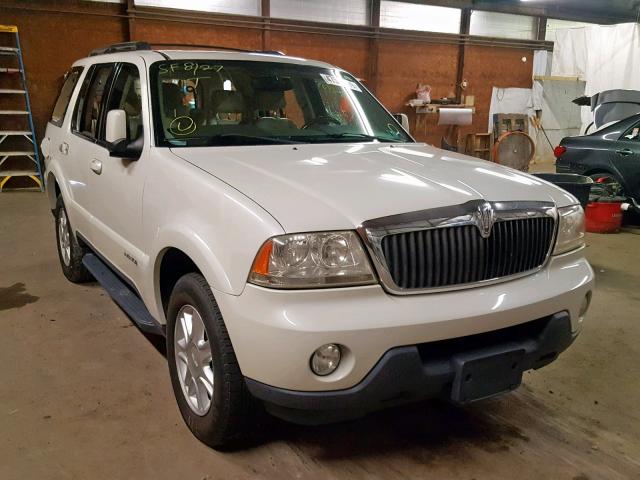 5LMEU88H54ZJ22494 - 2004 LINCOLN AVIATOR 白色 照片 1