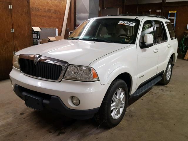 5LMEU88H54ZJ22494 - 2004 LINCOLN AVIATOR 白色 照片 2