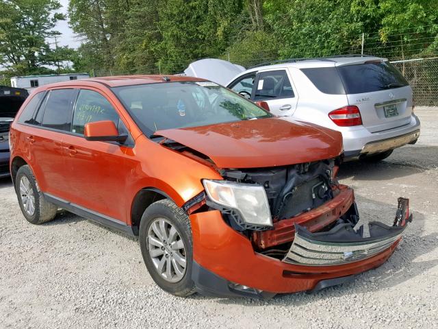 2FMDK38CX8BA69778 - 2008 FORD EDGE SEL ORANGE photo 1