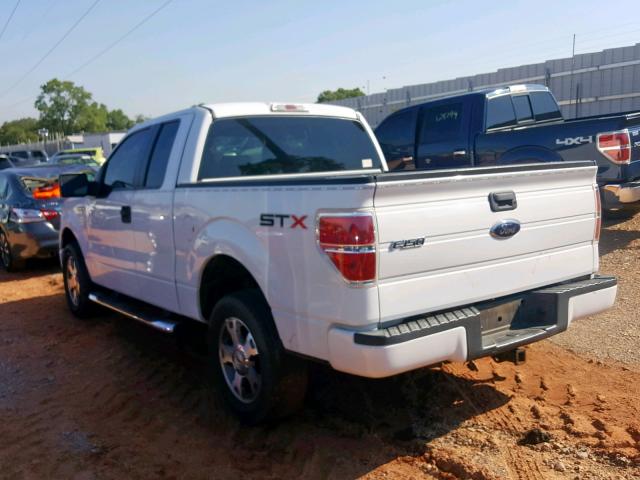 1FTRX12W59KC74063 - 2009 FORD F150 SUPER WHITE photo 3