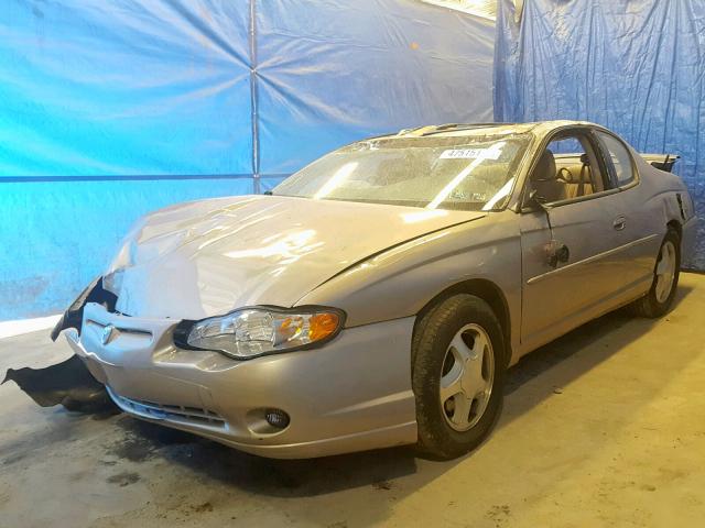 2G1WX12K639444321 - 2003 CHEVROLET MONTE CARL GOLD photo 2