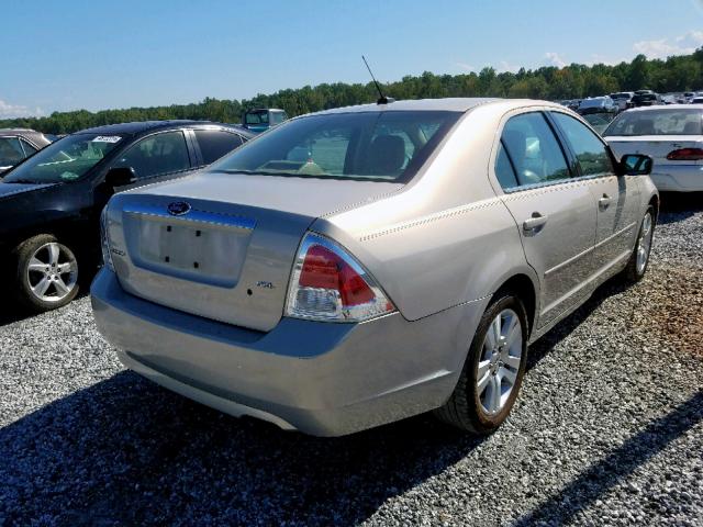 3FAHP08Z29R100573 - 2009 FORD FUSION SEL BEIGE photo 4