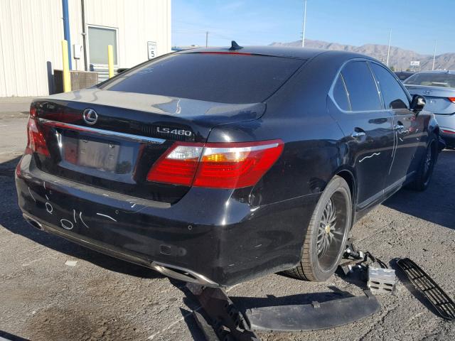 JTHBL5EF3C5113375 - 2012 LEXUS LS 460 BLACK photo 4