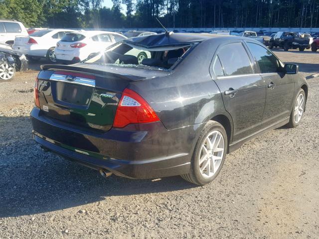 3FAHP0KC4AR306079 - 2010 FORD FUSION SPO BLACK photo 4