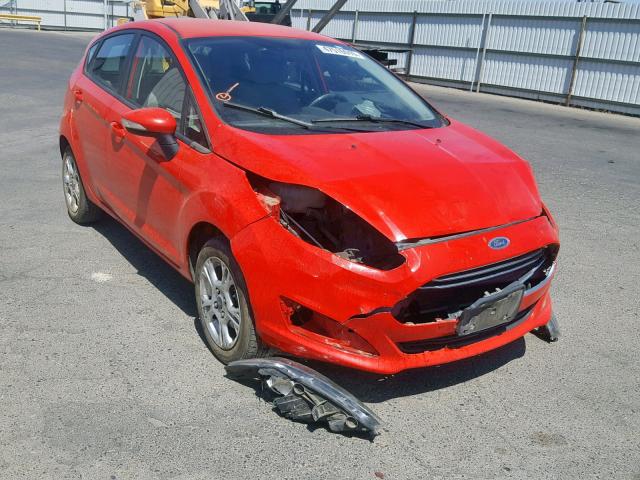 3FADP4EJ0EM111924 - 2014 FORD FIESTA SE RED photo 1