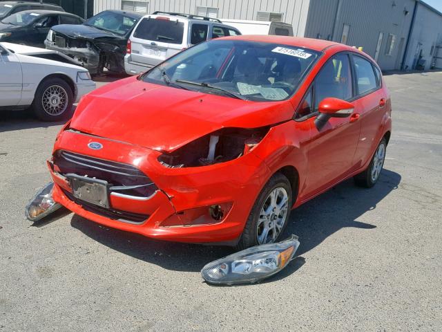 3FADP4EJ0EM111924 - 2014 FORD FIESTA SE RED photo 2