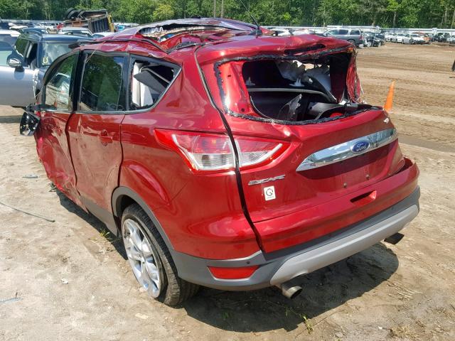 1FMCU9J94EUB01024 - 2014 FORD ESCAPE TIT RED photo 3