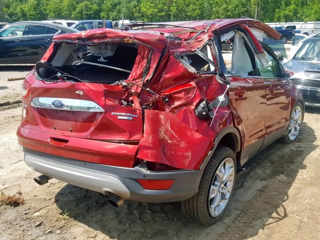 1FMCU9J94EUB01024 - 2014 FORD ESCAPE TIT RED photo 4