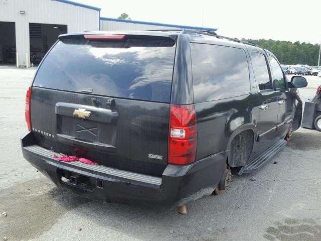 3GNFK16337G290775 - 2007 CHEVROLET SUBURBAN K BLACK photo 4