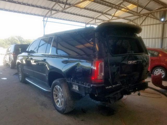 1GKS1GKC9HR397421 - 2017 GMC YUKON XL C BLACK photo 3